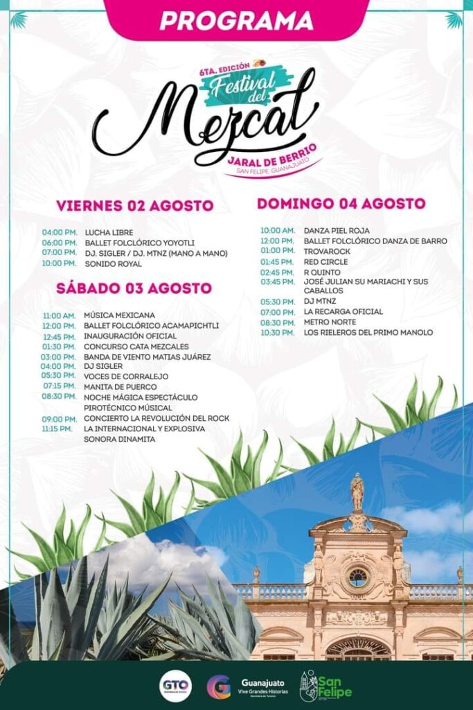 programa festival del mezcal jaral de berrio 2024