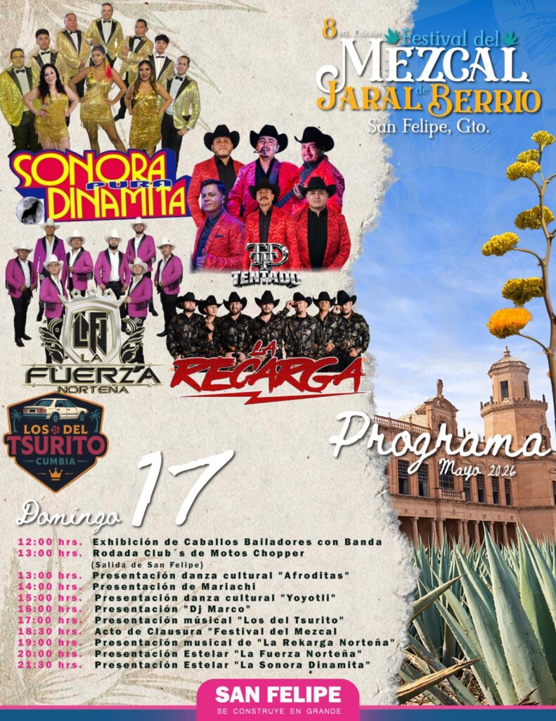 Programa General Festival del Mezcal Jaral de Berrio 2026